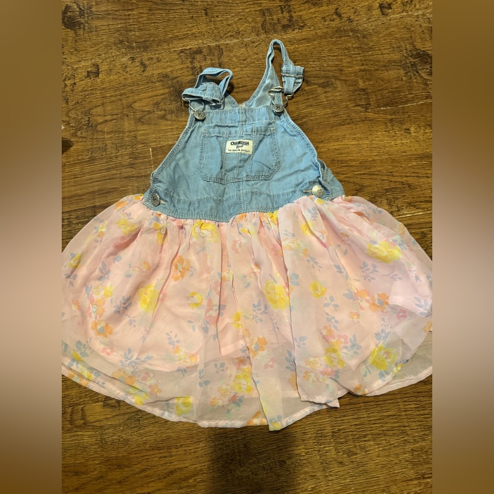 Oshkosh B’Gosh 4T girls overall dress